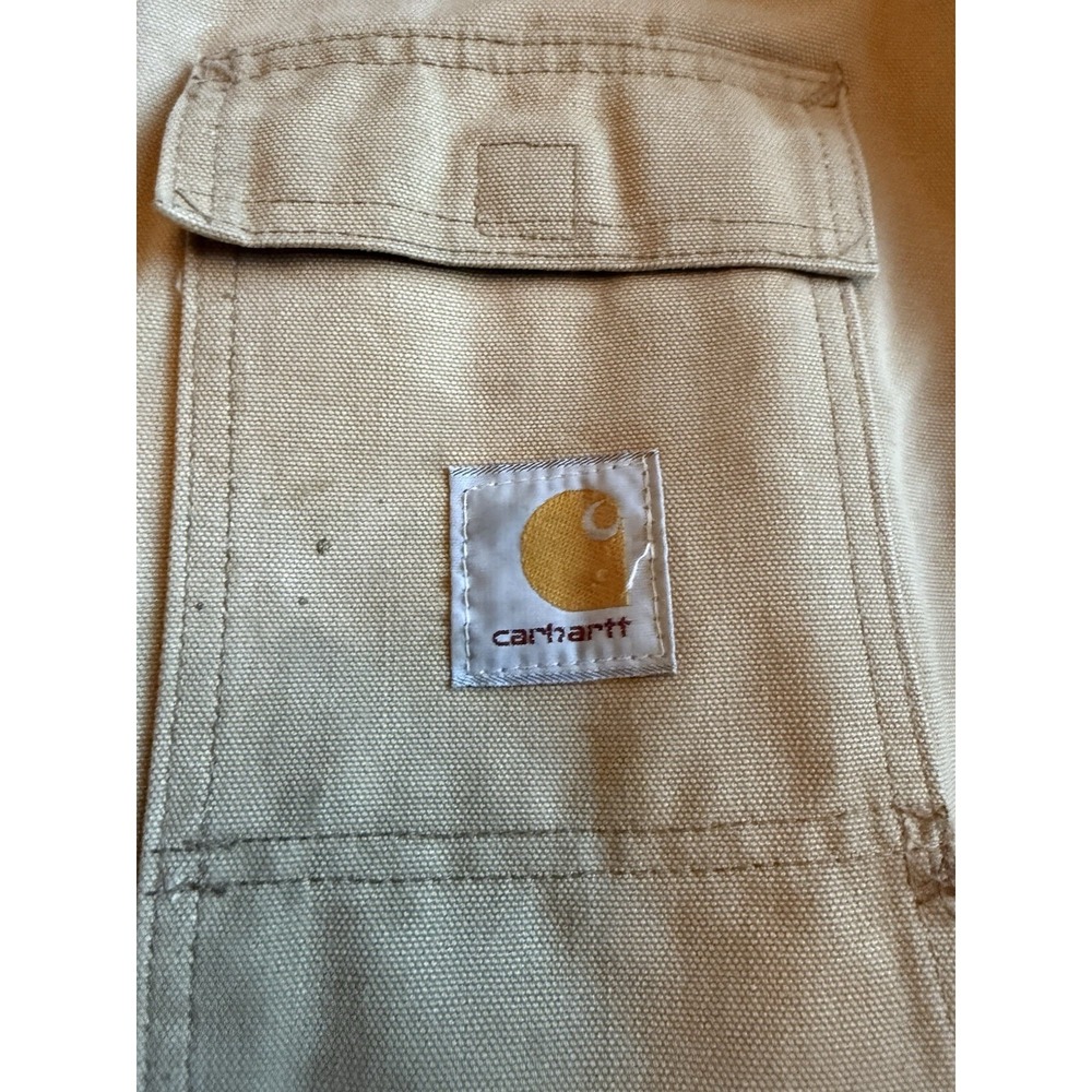 Vintage Carhartt C03 BRN USA Duck Arctic Traditional Coat 50 Reg XXL Work Jacket - Picture 7 of 16